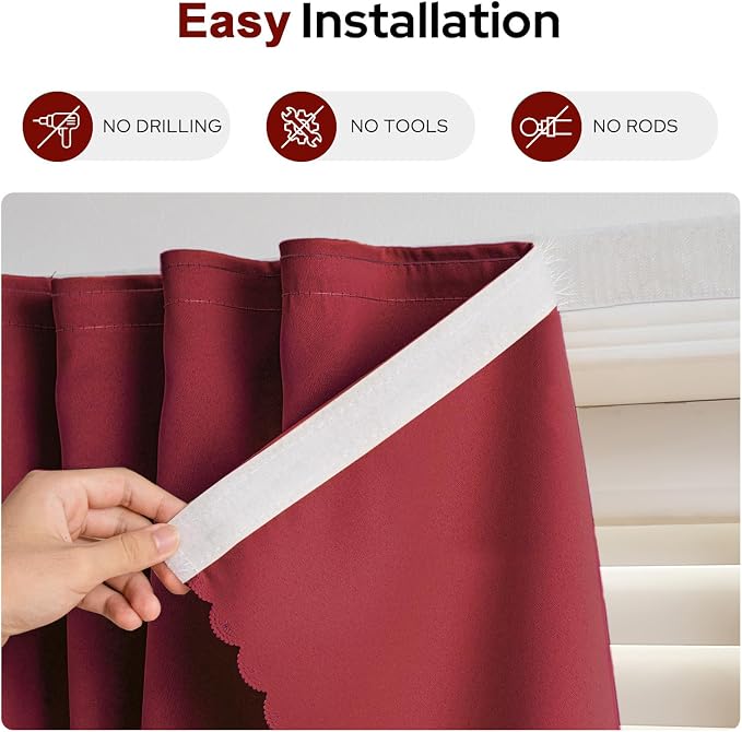 Magic Tape Stick on Curtains - Image 7