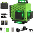 16 Line laser level 360 Self Leveling, 4x360 Cross Line 4D Green Beam Lazer by INSPIRITECH