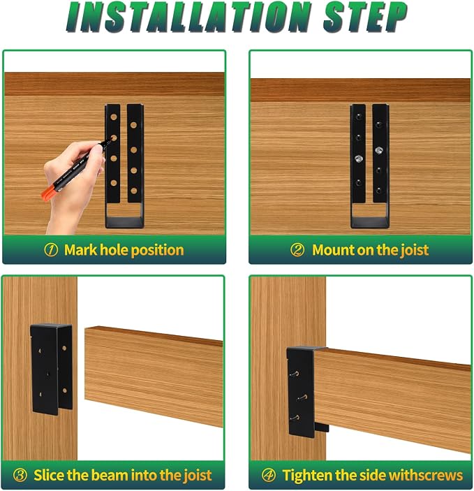 16 Pcs of 2"x6" Concealed Joist Hangers - Image 5