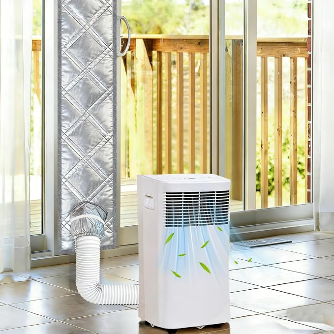 Sliding Door Ac Vent Kit, 98 Inch 3-Layer Seal by gulrear
