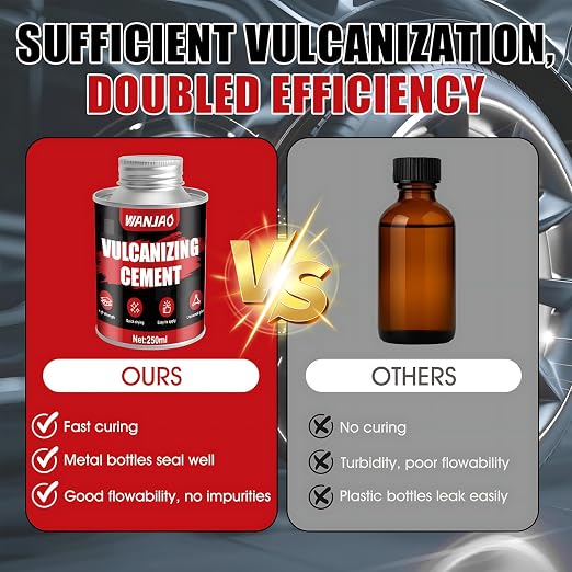 250ML Rubber Cement Tire Repair Strong Adhesion Waterproof | Rubber Cement Glue - Image 4