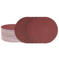 HARFINGTON 80Pcs 9Inch Sanding Disc 8 Hole Hook and Loop Sandpaper Red | by HARFINGTON