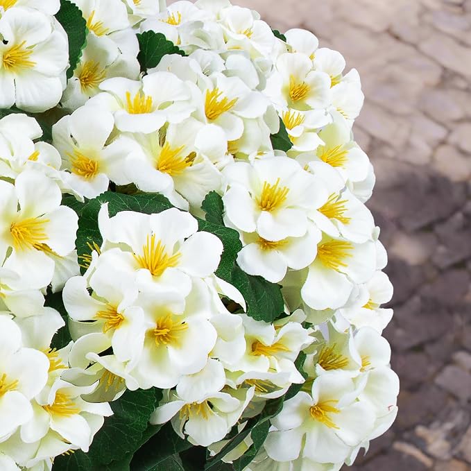 Hananona 12 Pcs Artificial Geranium Flowers - Image 5
