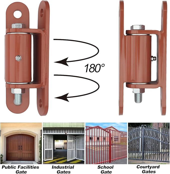 7" 2150P Heavy Duty Gate Hinges 1100lb Capacity - Image 3