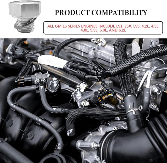 LS Swap Oil Pressure Sensor Adapter, Oil Pressure Adapter, Engine Female to - Image 5