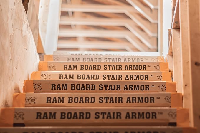 Ram Board Stair Armor for Temporary Stair Protection, 1.58 feet x 2.83 feet - Image 3