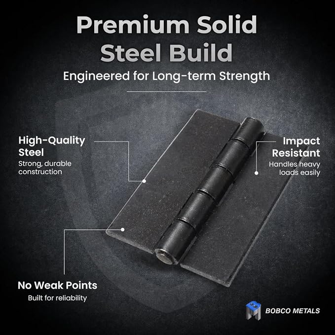 Heavy Duty Weldable Hinges | Steel Butt Hinge Design - Image 4