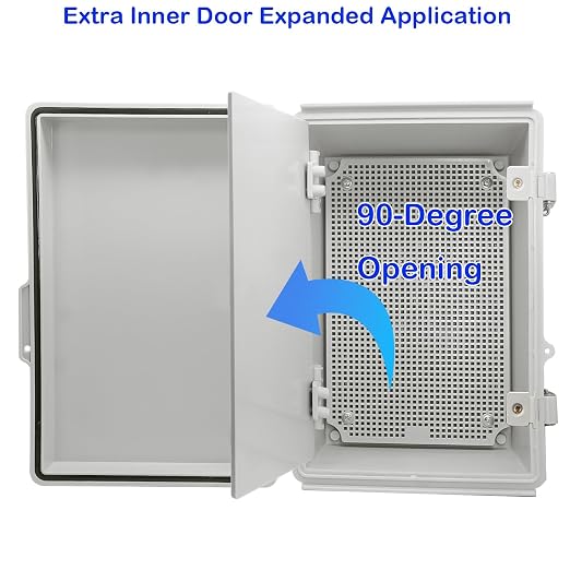 Waterproof Electrical Box with Mounting Plate, IP67 Junction Box Stainless - Image 2