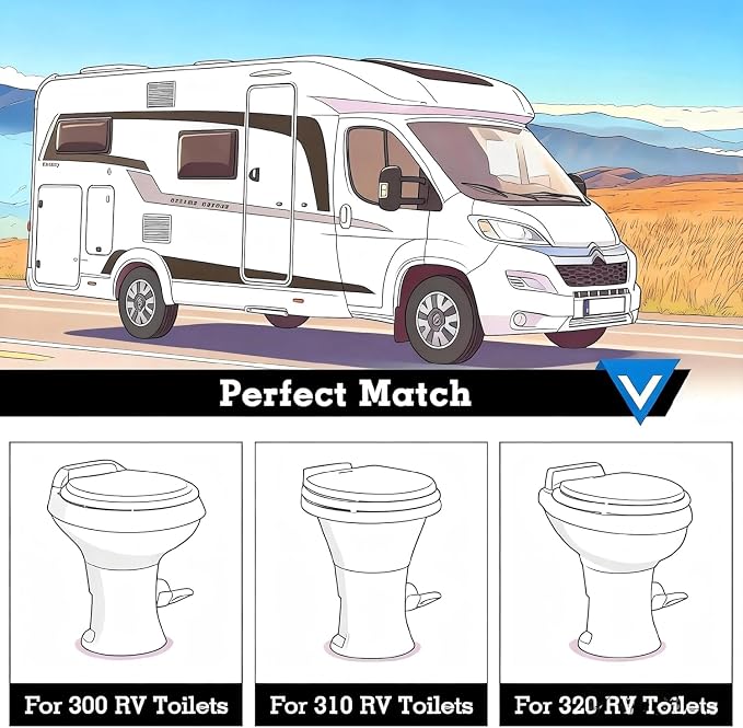 385345892 RV Toilet Seal Kit Compatible - Image 4