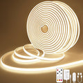 Lamomo COB LED Strip Lights 65.6Ft, 2 Roll Natural White Dimmable Self-Adhesive by Lamomo