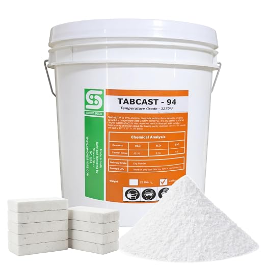 Dense Castable Refractory Cement by Simond