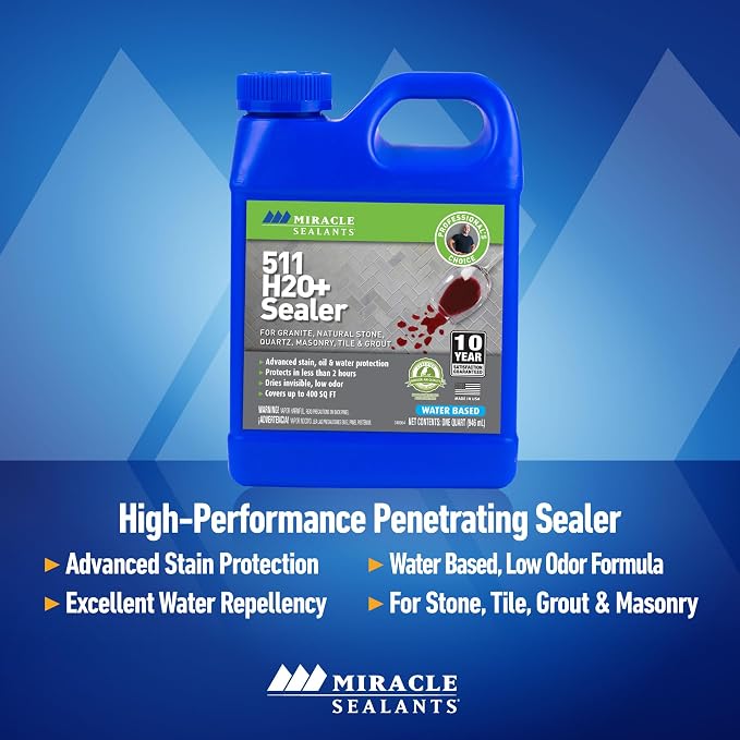 Miracle Sealants 511 H2O Plus Water-Based Penetrating Sealer, Gallon | - Image 2