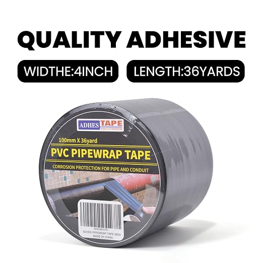 ADHES Corrosion Protection Pipe Tape | PVC Weatherproof Wrap Duct Tape - Image 2