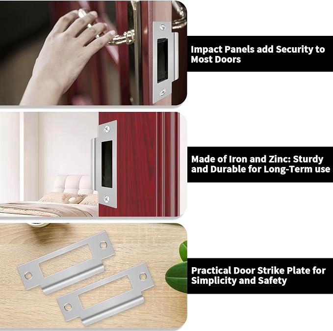4-7/8" Door Strike Plate, Universal Door Strike Plate - Image 3
