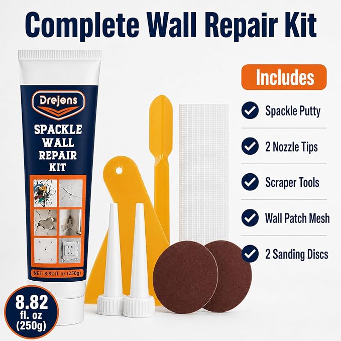 Drywall Repair Kit, Wall Spackle Paste - Image 2