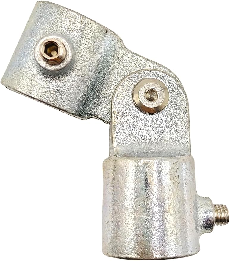2 Pcs Single Swivel Socket, Adjustable Structural Pipe Fittings 1 Inch OD Steel - Image 8