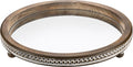 KULEDM Handmade Wooden Serving Tray, Small Beaded Coffee Table Tray Decor by KULEDM