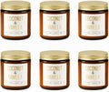 6-Pack Jar Scented Candles for Home Scented by Unknown