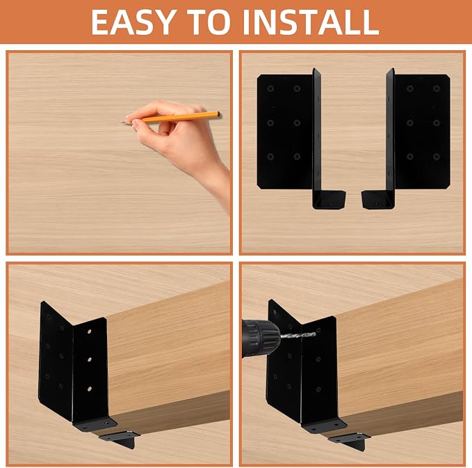 Split Joist Hanger, Wall Mount Joist Bracket - Image 6