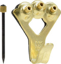 OOK Picture Hanger, 100lb Capacity, 1 Set, Brass Finish | Padded back by OOK