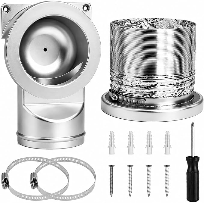 Magnetic Dryer Vent Connector Kit, Dryer Vent Coupling by Unknown