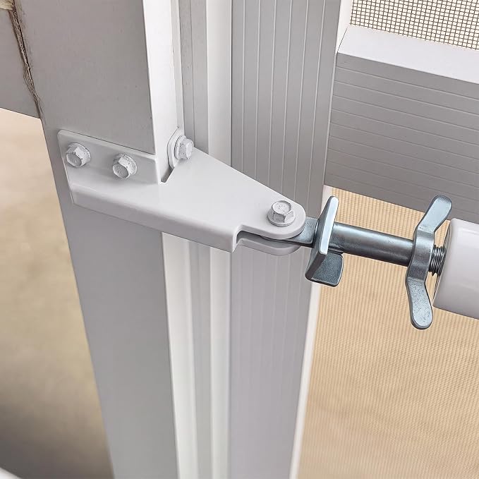 Hicarer 2 Pack Screen Door Closer Bracket Aluminum Replacement Jamb Bracket - Image 5