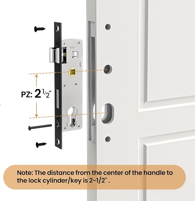 Storm Door Mortise Lock Body, Mortise Lock Replacement Parts | - Image 3