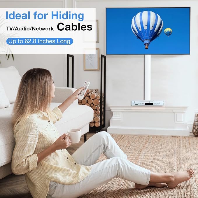 Delamu Cord Hider, 62.8in Cord Covers - Image 4