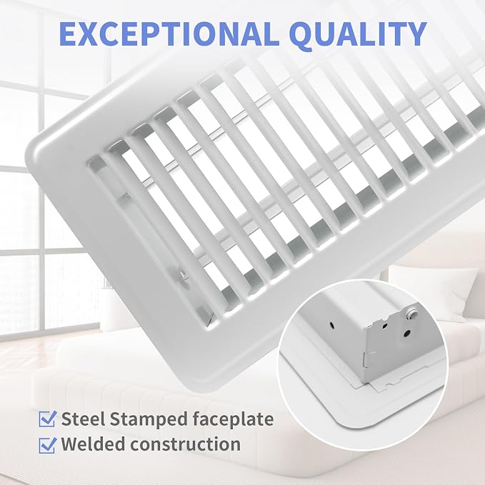 Howeall 4" x 8" Floor Register - Image 2