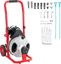 Albott 100 FT x 1/2 Inch Electric Drain Cleaner Machine | Auto-Feed Sewer Snake by Albott