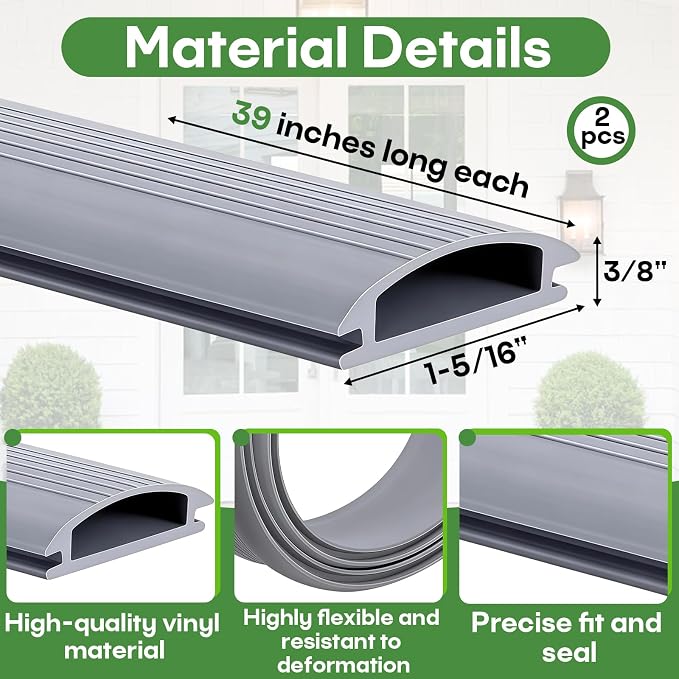 2-Pack 39 Inch Door Threshold Insert - Image 2
