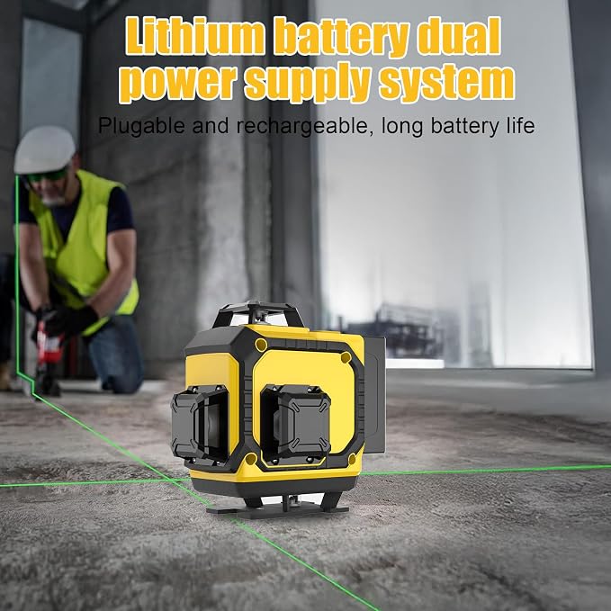 360 Laser Level with Tripod, Self Leveling Laser Leveler Tool, 4x360° Cross - Image 7