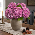 Rose Pink Hydrangea Artificial Flowers, Fake Hydrangeas, Hydrangea Decor by Waipfaru