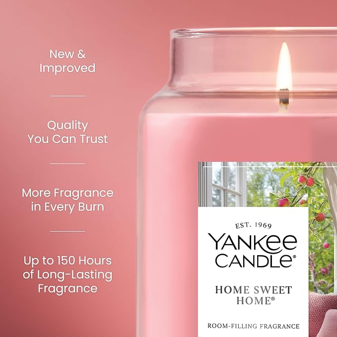 Yankee Candle Home Sweet Home Scented Candle, 22oz Large Jar - Image 3