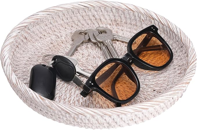 Hipiwe Round Key Basket Bowl for Entryway by Hipiwe
