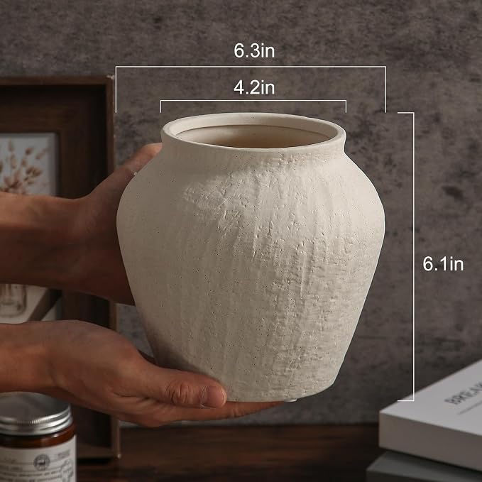Farmhouse Ceramic Vase - Image 2