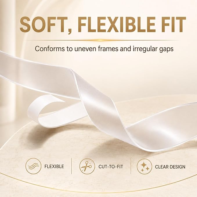 Ruxacty Weather Stripping Tape, Weather Stripping Door Seal, Blocks Cold Drafts - Image 3