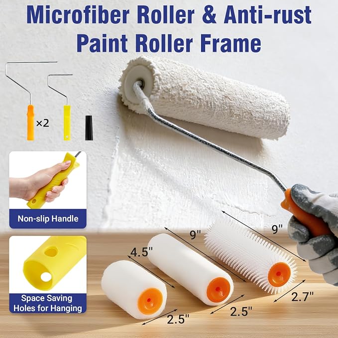 Self Leveling Concrete Tools, Spiked Roller - Image 5
