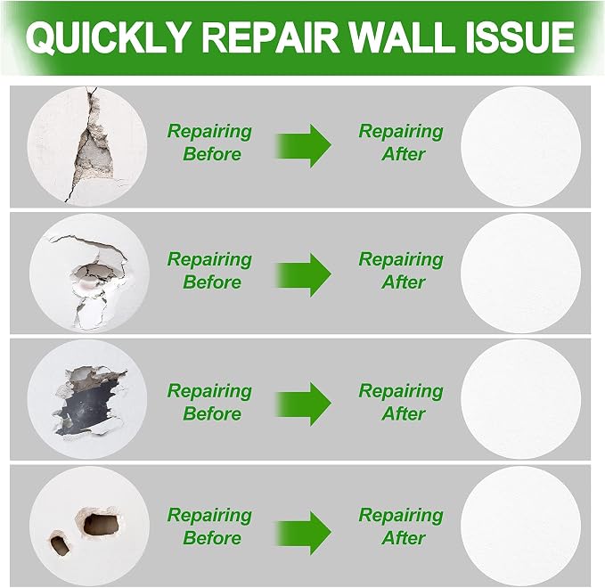 Drywall Repair Kit, 13 Piece Aluminum Wall Repair Patch Kit, 2/4/6/8 inch - Image 6