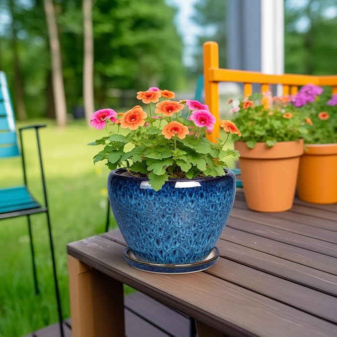 Ceramic Modern Glaze Succulent Planter Pot - Image 3