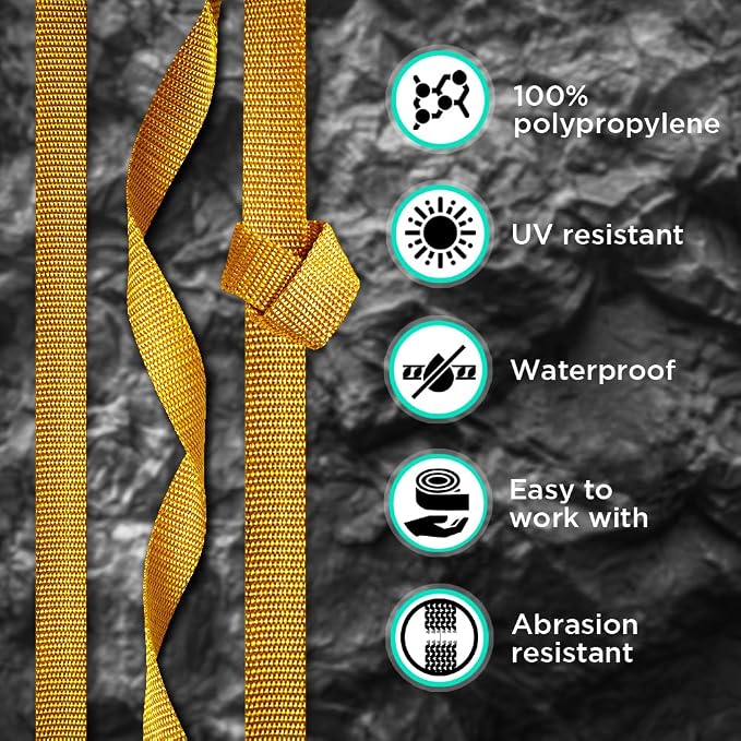 Webbing Strap, 3/4" to 2", 10-50 Yds, EDC gear, backpack repair and pet dog - Image 3