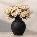 7.48 Inch Vintage Ceramic Flower Vase, Rustic Farmhouse Vase by BLLOOO