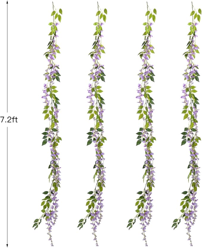 Lvydec Wisteria Artificial Flowers Garland - Image 4