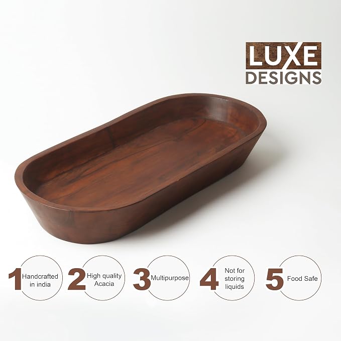 Wooden Dough Bowl - Image 4