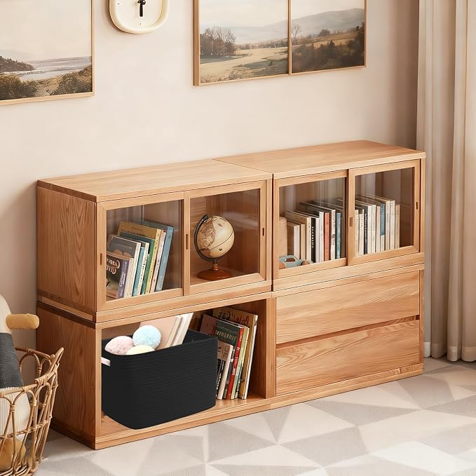3 Pack Woven Baskets, Storage Baskets - Image 7