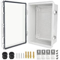 Electrical Junction Box, IP67 Waterproof Outdoor Box ABS Plastic Enclosure by Qukipet