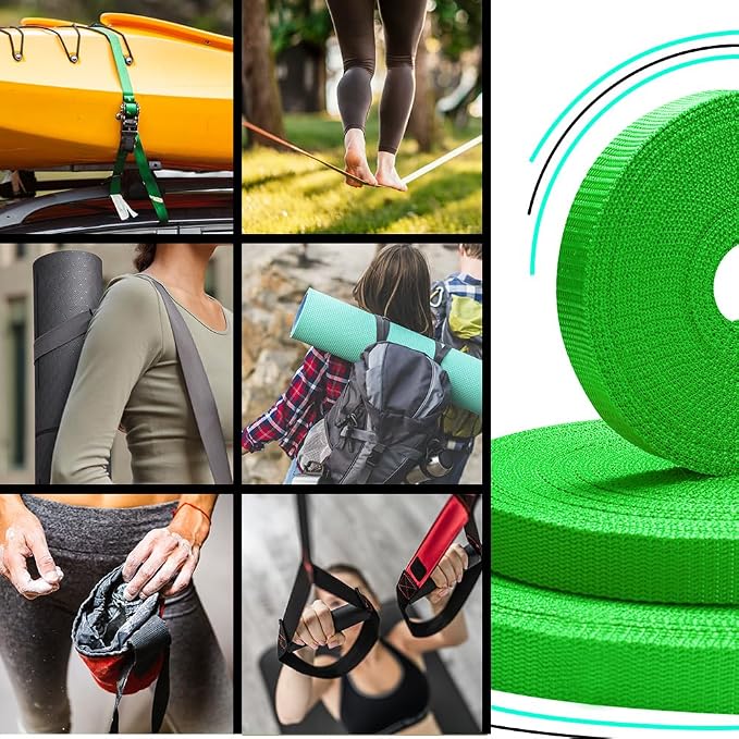 Webbing Strap, 3/4" to 2", 10-50 Yds, EDC gear, backpack repair and pet dog - Image 6
