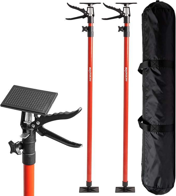 2PK Cabinet Jacks, 45 to 114 in Adjustable Telescopic Support Pole | Heavy Duty by Unknown