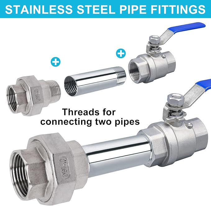 1PCS Cast Pipe Fittings Union - Image 6