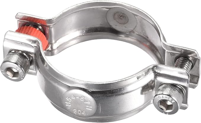 uxcell Wall Ceiling Mount Pipe Supports, 304 Stainless Steel Adjustable Pipe - Image 4